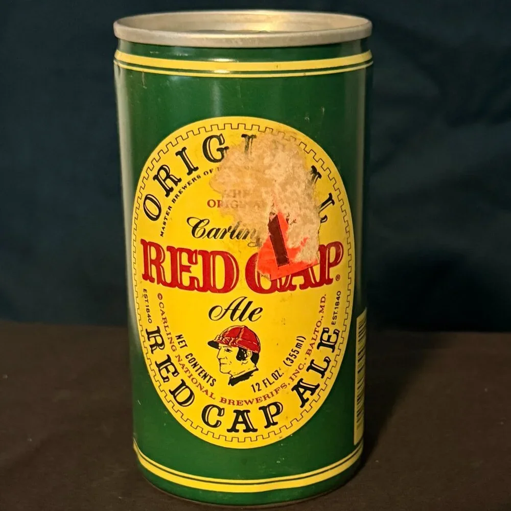 Carling's Red Cap Ale Vintage beer can